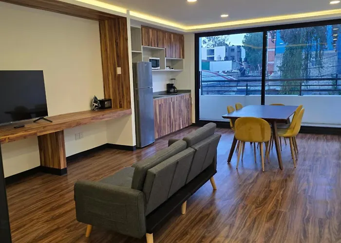 Modern In Miguel Hidalgo With Balcony Apartment Mexico City