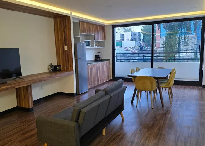 Modern In Miguel Hidalgo With Balcony Apartment Mexico City